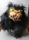 Scary Black Cat Poseable Halloween Prop Decoration Paper Magic Group 2001 Vtg