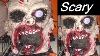 Scary Halloween Props Zombie Hanging Head Decorations Ideas Eating Evil Rat Sounds Songs For Kids