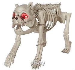 Scary Skeleton Dog Ghost/Light Up Eyes/Halloween Lights Decoration/Prop/Party