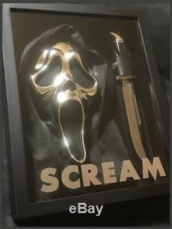 Scream Movie Ghost Face 25th Anniversary Mask Knife Halloween Collectors Horror