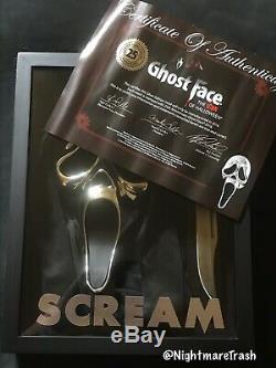 Scream Movie Show Ghost Face Ghostface Mask Knife Halloween Collectors Horror