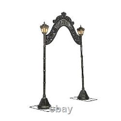 Seasonal Visions 8 ft Halloween Manor Archway Prop Gray