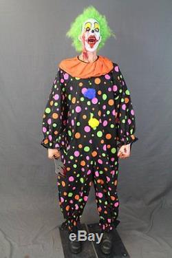 Sharky The Clown Free Standing Circus Freak Haunted House Corpse Halloween Prop