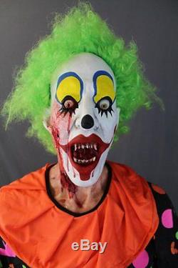 Sharky The Clown Free Standing Circus Freak Haunted House Corpse Halloween Prop