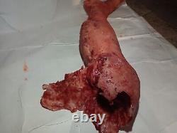 Silicone HORROR PROP severed mutilated Female Leg movie quality gore halloween