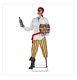 Skeleton Pirate First Mate Halloween Decoration 6 Ft. Animated Led Spooky Fun