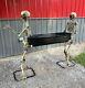 Skeletons Carrying Coffin Duo 72 Led Animated-display Set Only! Rare & Sold Out
