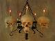 Skull Chandelier, Halloween Prop, Human Skulls/skeleton