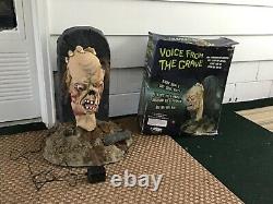 Spirit Halloween 2008 Voice From The Grave Animated Prop With Box