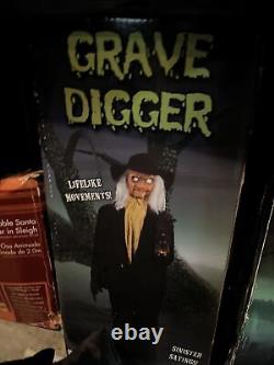 Spirit Halloween 2012 Grave Digger Animatronic Prop