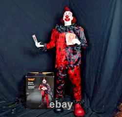 Spirit Halloween 2021 Henry Hustle Joker Evil Clown Life Size Prop Animatronic