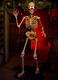 Spirit Halloween 6 Ft Tall Grim Skeleton Animatronic Halloween Scary Decorations