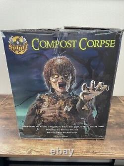 Spirit Halloween COMPOST CORPSE Animatronic Halloween Prop Sounds Animates