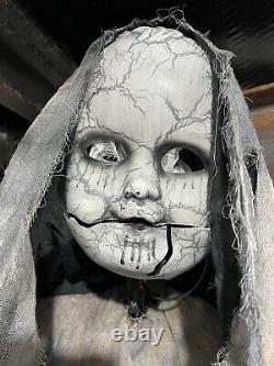 Spirit Halloween Creepy Rising Doll NON WORKING animatronic Haunted House Prop