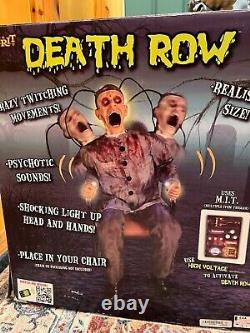 Spirit Halloween Death Row Animatronic Inmate Prop with Manual Tested Works