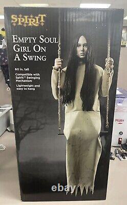 Spirit Halloween EMPTY SOUL GIRL ON A SWING Haunted House Prop Decoration NEW