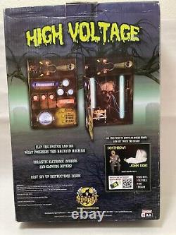 Spirit Halloween HIGH VOLTAGE BOX Scary Animated Prop Full Tested & Works RARE