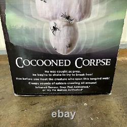 Spirit Halloween Halloween Animatronic Cocooned Corpse Prop Rare 2019