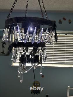 Spirit Halloween Haunted Chandelier Animatronic 2007 Retired Works Nice