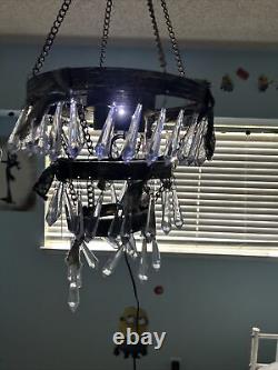 Spirit Halloween Haunted Chandelier Animatronic 2007 Retired Works Nice