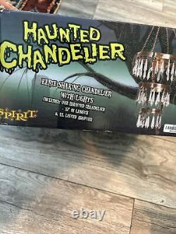 Spirit Halloween Haunted Chandelier Animatronic 2007 Retired Works Nice