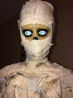 Spirit Halloween Life Size 6 Ft Mummy Light UpNoises Gemmy Morbid Rare Htf