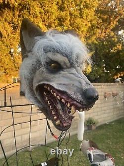 Spirit Halloween Limb Ripper Wolf 6 Foot Animatronic Werewolf Fast Shipping