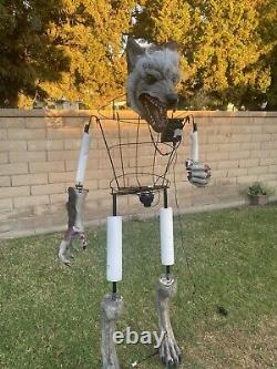 Spirit Halloween Limb Ripper Wolf 6 Foot Animatronic Werewolf Fast Shipping