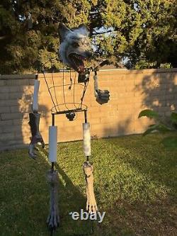 Spirit Halloween Limb Ripper Wolf 6 Foot Animatronic Werewolf Fast Shipping