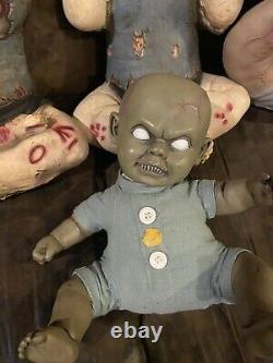 Spirit Halloween Lot Zombie Baby Wiggler Babies Ghost Rare And Out Of Print