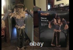 Spirit Halloween Night Stalker Scarecrow with box Halloween Animatronic Tested