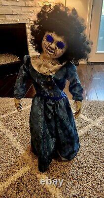 Spirit Halloween Roaming Antique Doll Animatronic Tested Working Super Creepy