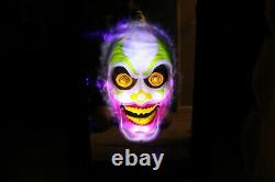 Spirit Halloween Scary Clown Mirror 30x20 Ready To Hang, Sound and Motion