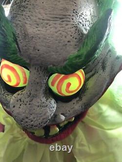 Spirit Halloween Wacky Mole Clown Animated Prop Rare Working