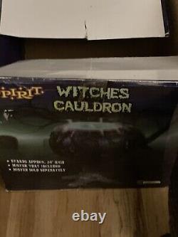 Spirit Halloween Witches Cauldron with box Retired Halloween Prop/Decoration