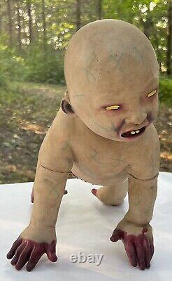 Spirit Halloween Zombie Baby Conjoined Twins The Crawler 2014 Creepy