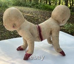 Spirit Halloween Zombie Baby Conjoined Twins The Crawler 2014 Creepy