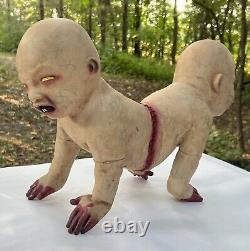 Spirit Halloween Zombie Baby Conjoined Twins The Crawler 2014 Creepy