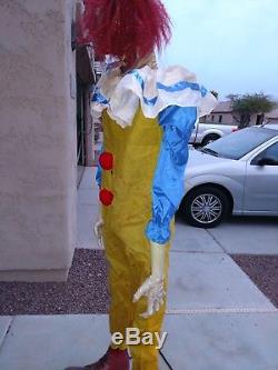 Spirit Halloween life size Twitching Clown Prop Animated Decoration scary