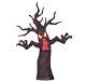 Spooky Halloween Tree, 6ft Black Tinsel