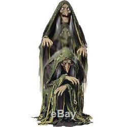 Spooky Life Size ANIMATED SWAMP HAG RISING Talking-Haunted House Prop Decoration