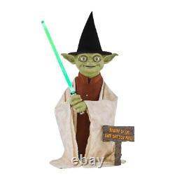 Star Wars 3.5' Animated YODA LED Seasonal Halloween & Christmas Animatronic 2023