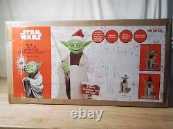 Star Wars 3.5' Animated YODA LED Seasonal Halloween & Christmas Animatronic 2023