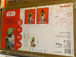 Star Wars 3.5 ft. Animated ANIMATRONIC Yoda, Indoor Use, Christmas Halloween NEW