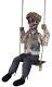 Swinging Skeletal Boy Halloween Prop