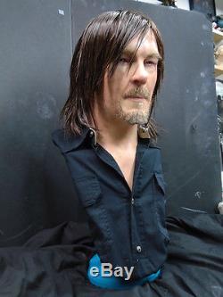 The Walking Dead Norman Reedus Daryl Dixon Life Size Bust Latex Prop Zombie