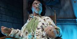 TWISTED ZOMBIE GIRL Animated Haunted House Halloween Decoration & Prop
