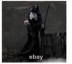 Tall Rotting Reaper, Motion-Activated and Talking Halloween Decorations