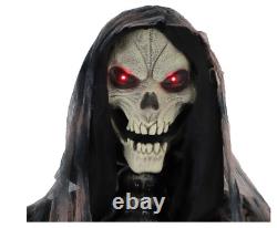 Tall Rotting Reaper, Motion-Activated and Talking Halloween Decorations