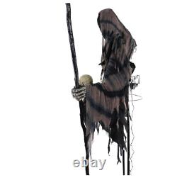 Tall Rotting Reaper, Motion-Activated and Talking Halloween Decorations